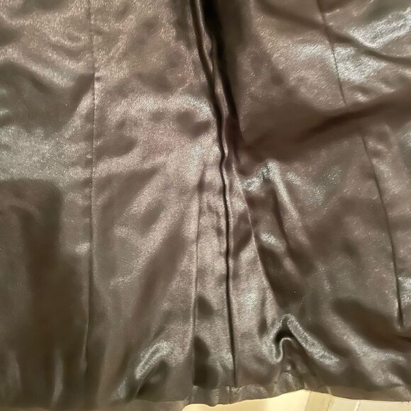 New Pamela McCoy collection quilted black leather sleeveless vest size medium - Picture 7 of 9